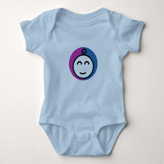 Blue Body Baby Bodysuit (Front)