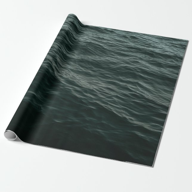 BLUE BODY OF WATER DURING DAYTIME WRAPPING PAPER (Unrolled)