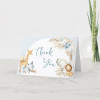 Blue Boho Floral Safari Baby Shower