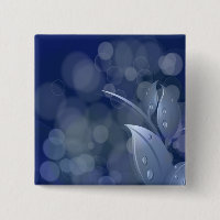 Blue Bokeh Leaves