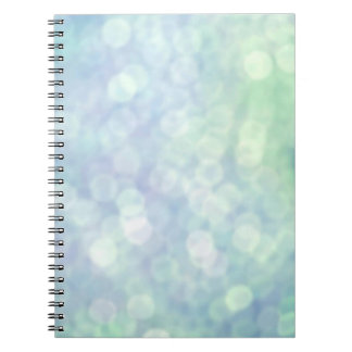 Blue Bokeh Notebook