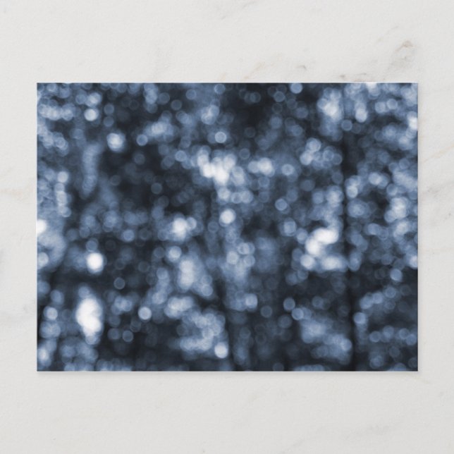 Blue Bokeh Postcard (Front)
