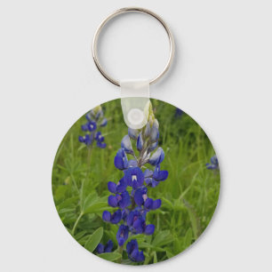 Blue Bonnets of Texas Key Ring