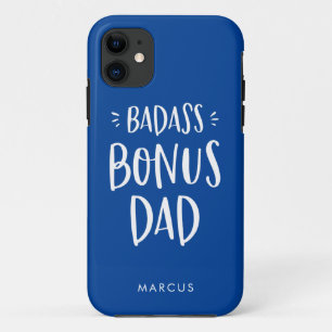 Blue Bonus Dad Stepfather Personalised Stepdad Case-Mate iPhone Case