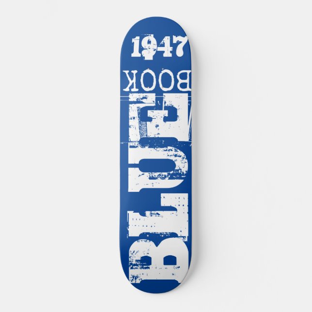 BLUE BOOK Skateboard (Front)