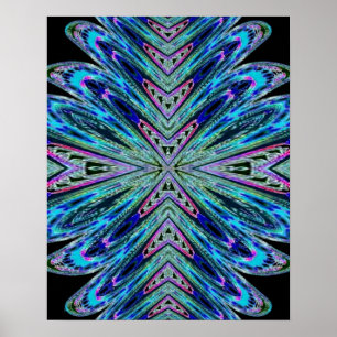 Blue Boomerang Poster