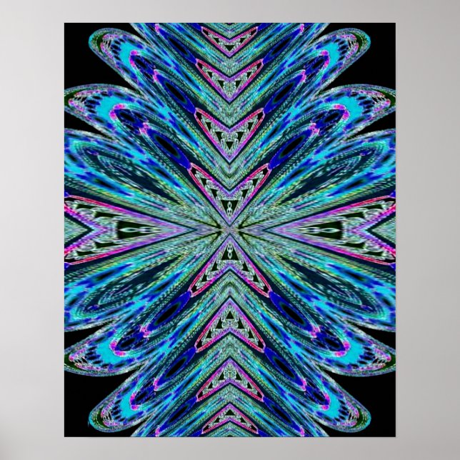 Blue Boomerang Poster (Front)