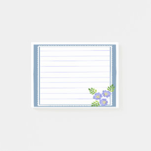 Blue Border Frame  Post-it Notes