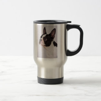 Blue Boston Terrier Dog Stainless Steel Mug