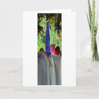 "Blue Bottle" Digitally Altered Still Life Card