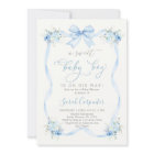 Blue Bow Baby Shower Boy
