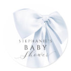 Blue Bow Baby Shower 