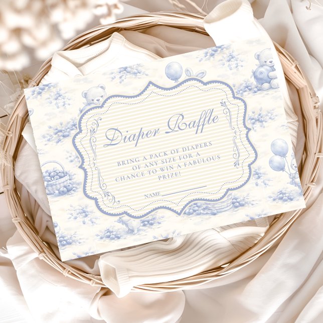 Blue Bow Blueberry Garden Diapper Raffle Enclosure Card (Creator Uploaded)