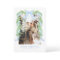 Blue Bow Christmas Chinoiserie Photo Holiday Card