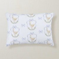 Blue Bow little Goose Whimsical Crest baby Boy