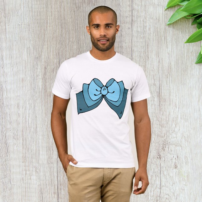 Blue Bow Mens T-Shirt (Creator Uploaded)