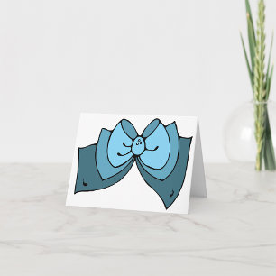 Blue Bow Note Cards
