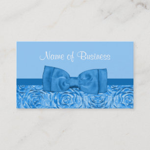 Blue Bow Rose Boutique Business Card
