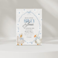Blue Bow Silly Goose Coquette Birthday
