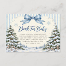 Blue Bow Stripes Teddy Bear Books For Baby