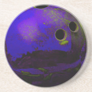 Blue Bowling Ball Customise It Coaster