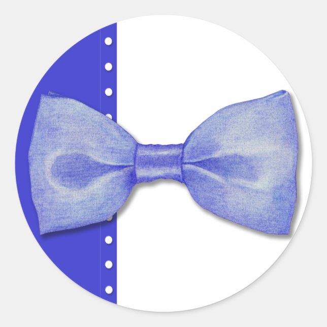 Blue Bowtie Sticker (Front)