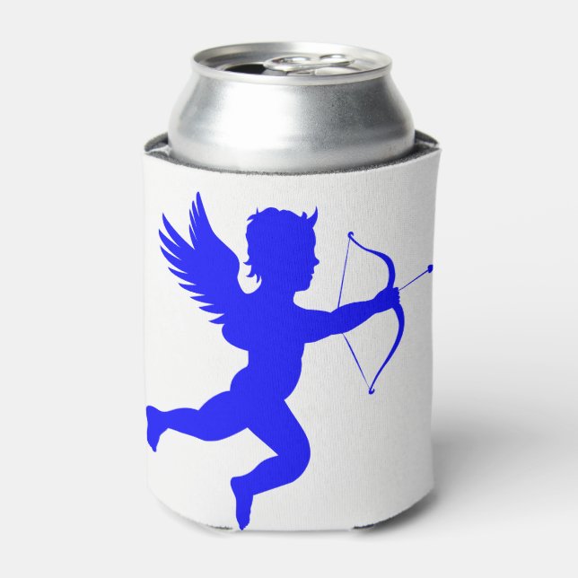 Blue Boy Angel Custom Can Cooler (Can Front)