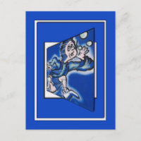 blue boy runnin' (vert frame)