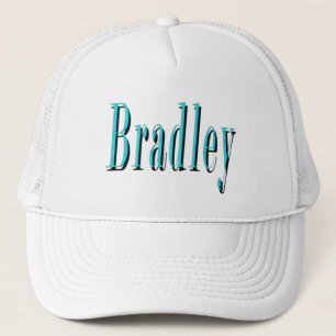 Blue Bradley Name Logo, Trucker Hat