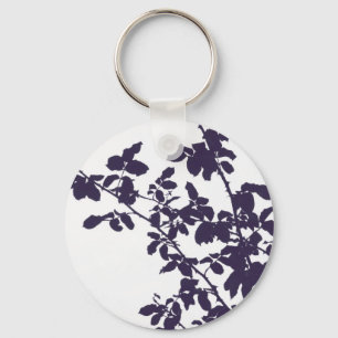 Blue Branches Magnet Key Ring