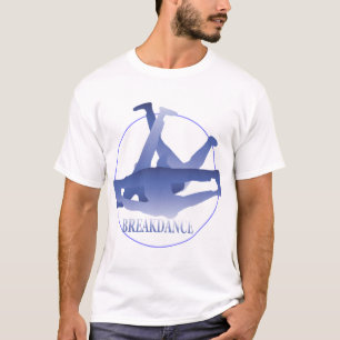 Blue Break Dance Performance Micro-Fibre Singlet