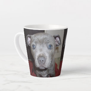 Blue Breed Staffordshire Bull Terrier Puppy, Latte Mug