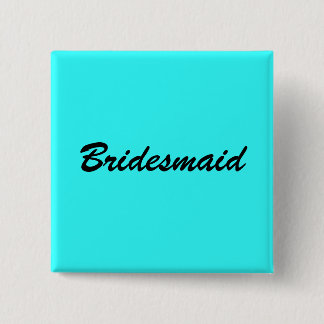 Blue Bridesmaid Pin