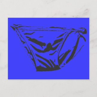 Blue Briefs Postcard