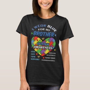 Blue Brother Puzzle Special Autism Awareness T-Shirt