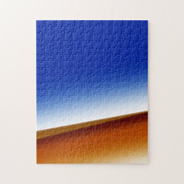 Blue brown white abstract texture art background  jigsaw puzzle (Vertical)