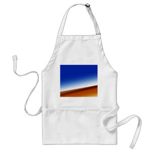 Blue brown white abstract texture art background  standard apron