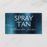 Blue Brushed Metal Spray Tan