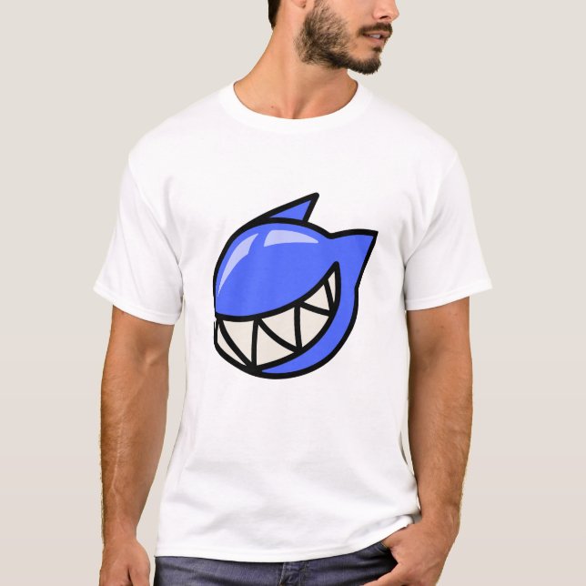Blue Bubble Gum Cat T-Shirt (Front)
