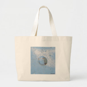 BLUE BUBBLE LARGE TOTE BAG