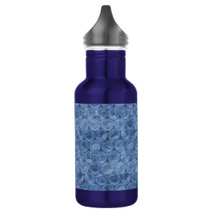 Blue bubble wrap 532 ml water bottle