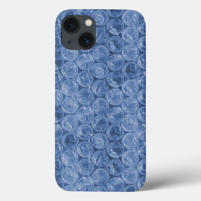 Blue bubble wrap Case-Mate iPhone case (Back)