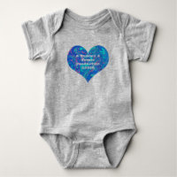 Blue bubblegum abstract design heart shape