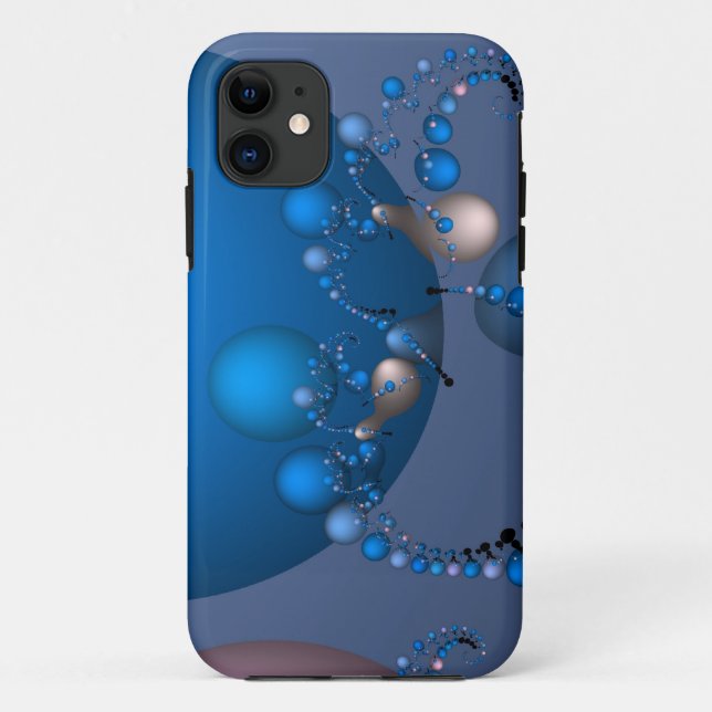 blue bubbles Case-Mate iPhone case (Back)