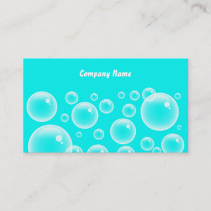 Blue Bubbles, Company Name Business Card