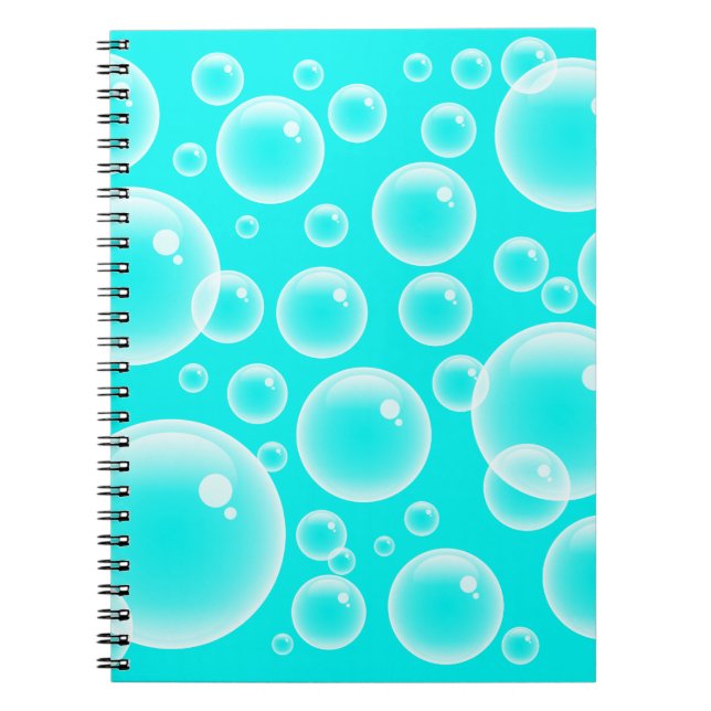 Blue Bubbles Notebook (Front)