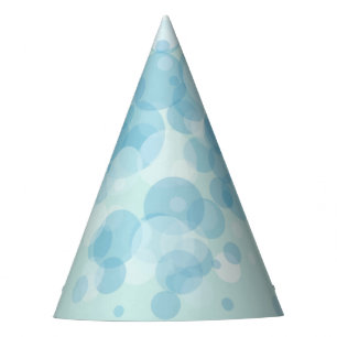 Blue Bubbles Party Hat