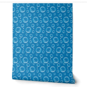 Blue Bubbles Wallpaper