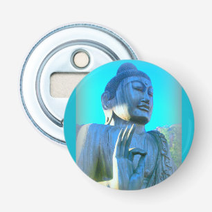 blue buddha bottle opener