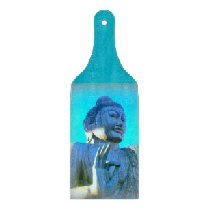 blue buddha cutting board